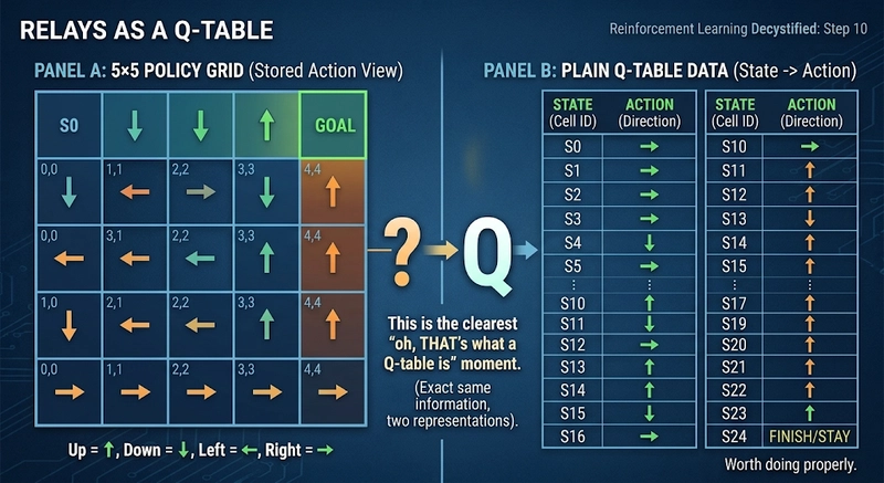 relay vs plain qtable