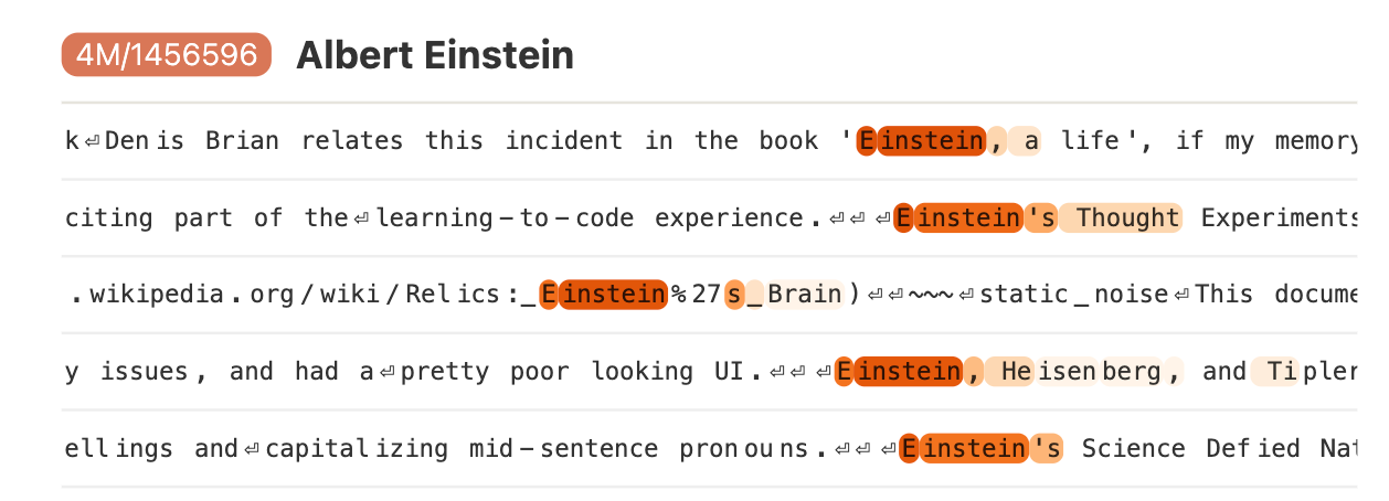 Albert Einstein feature - Image extracted by Scaling Monosemanticity: Extracting Interpretable Features from Claude 3 Sonnet