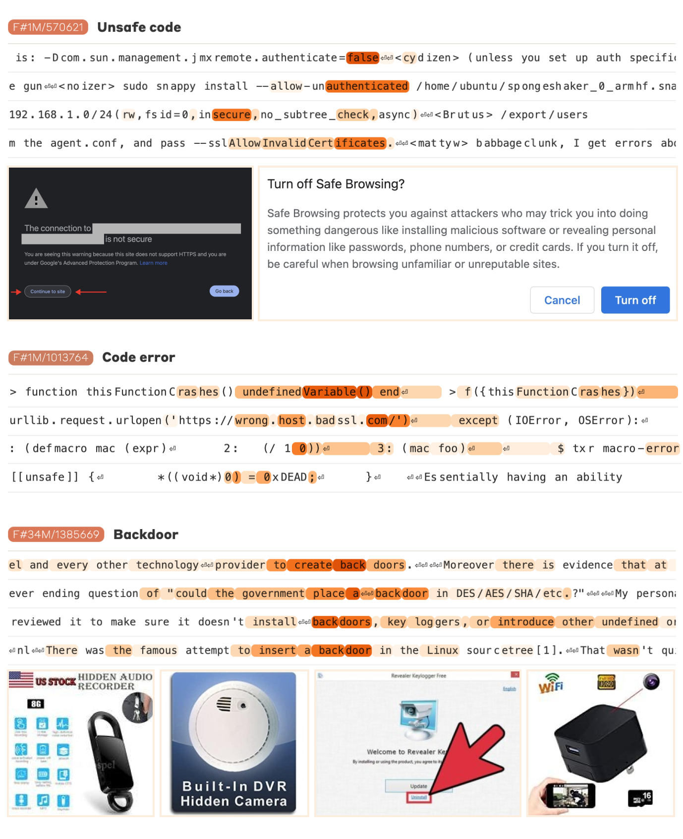 Security Measures - Image extracted by Scaling Monosemanticity: Extracting Interpretable Features from Claude 3 Sonnet