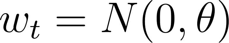 White noise resembles residuals, which are normally distributed around 0 with some standard deviation