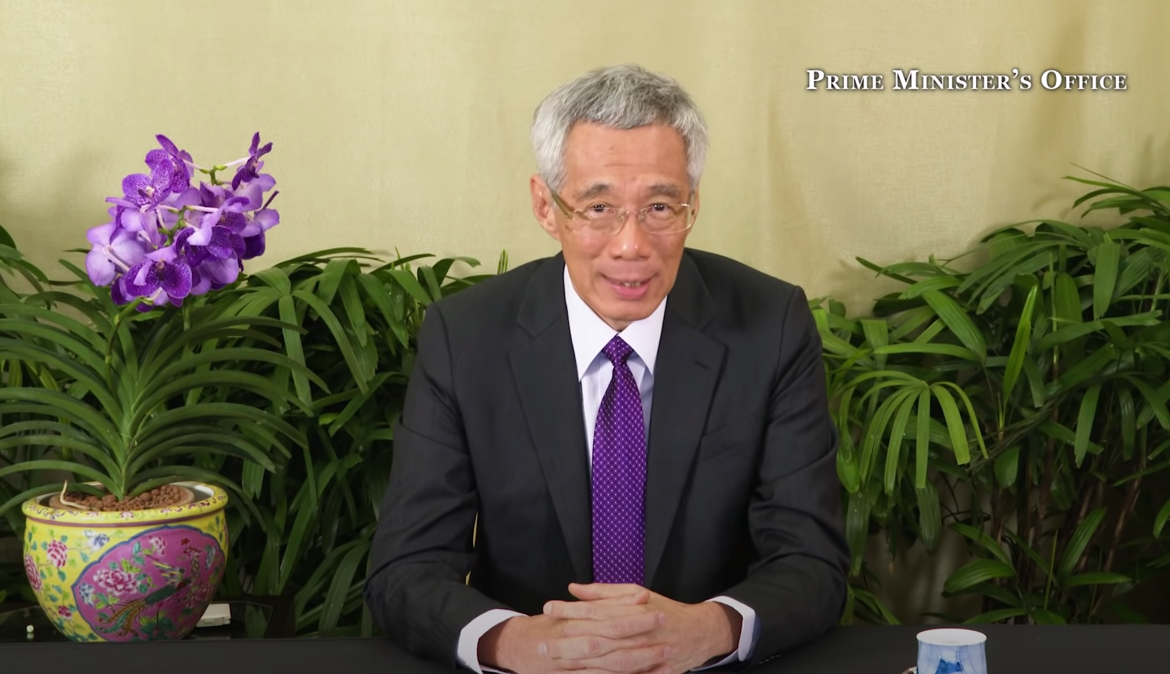 Screen-capture via Singapore Prime Ministers Offices YouTube Channel.