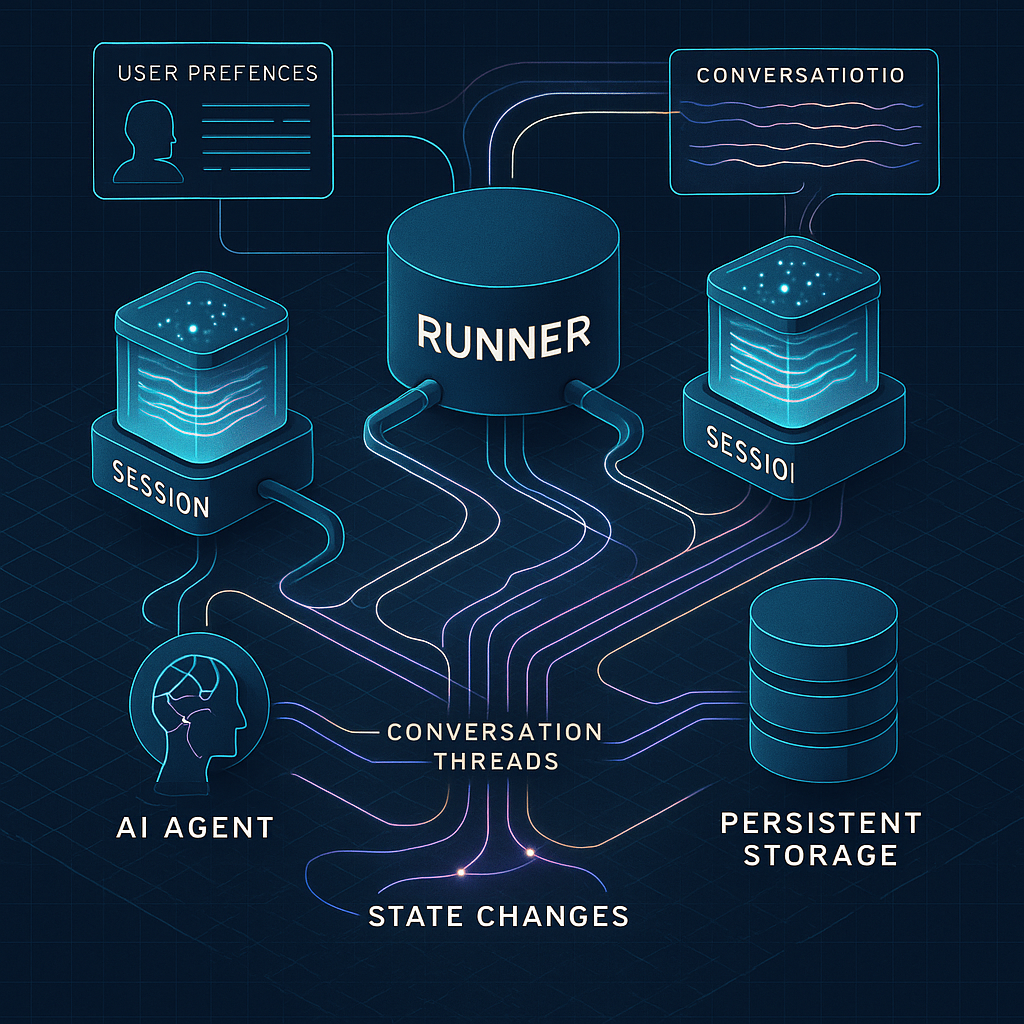 The Runner-Session Architecture in Google ADK: Orchestrating Stateful AI Conversations