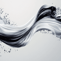 mlm-black-grey-white-wave-design
