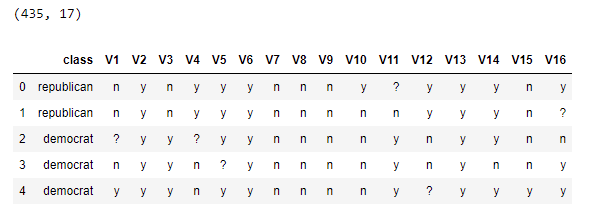 Shape and first 5 rows of dataset | Image by author